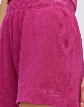 SHORTS DONNA IN SPUGNA ELASTICIZZATI