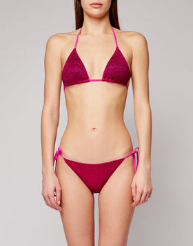 JENNIFER TOP A TRIANGOLO IN LUREX