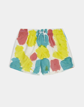SHORT DE BAIN COURT TAILLE ÉLASTIQUE