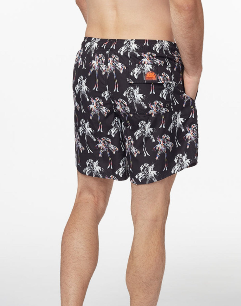 FUNKY PALM PRINT BOARDSHORT