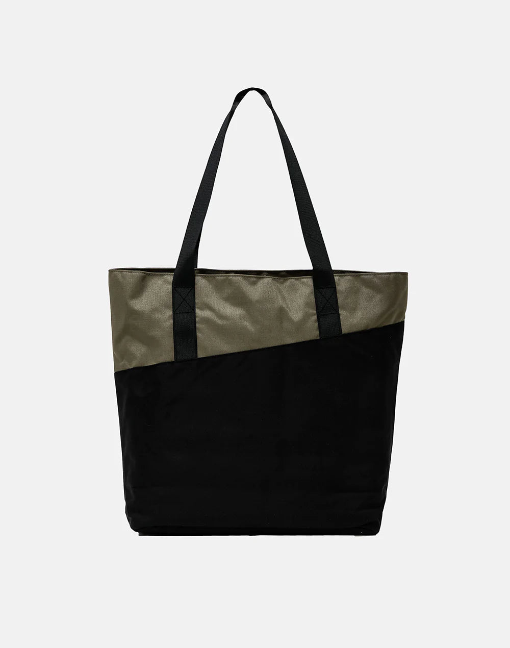 Black tote top bag fabric