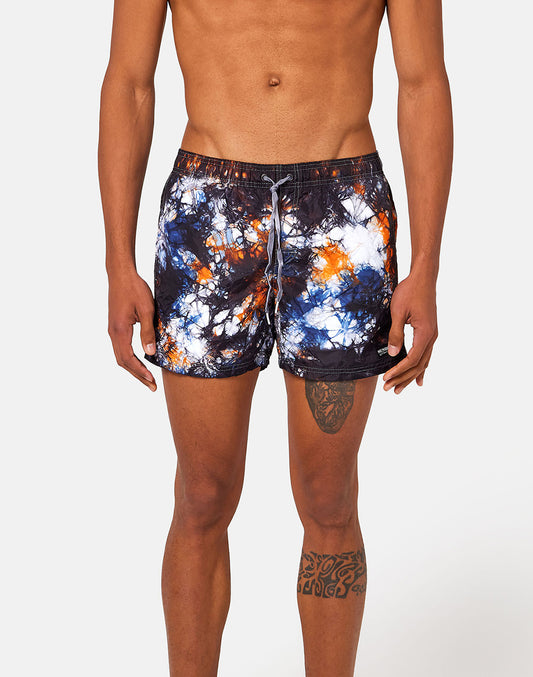 SHORT SWIM SHORTS WITH AN ELASTICATED WAISTBAND -  GOLDENWAVE SPECIAL EDITION