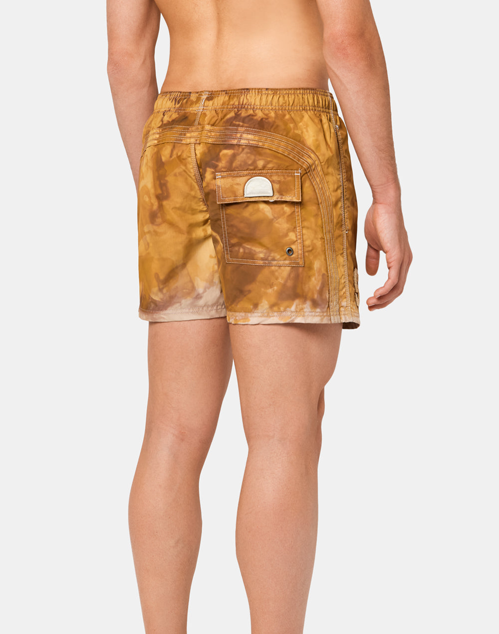 Mens metallic gold hot sale swim shorts