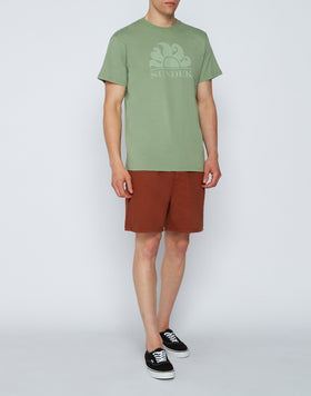 T-SHIRT MANICHE CORTE CON LOGO