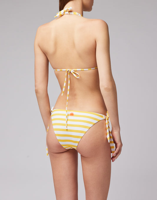 AMORA - STRIPED BRIEFS WITH ADJUSTABLE SIDES