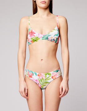 LAUDERDALE - TOP BRALETTE CON STAMPA FLOREALE