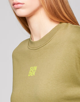 SUDADERA DE CUELLO REDONDO CON LOGOTIPO IMPRESO