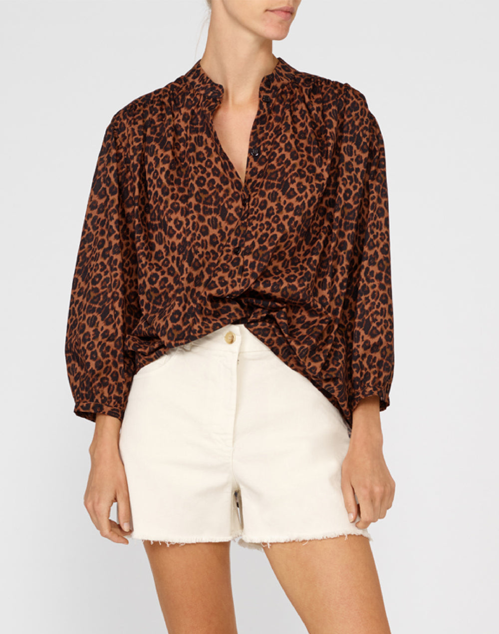 Camicia deals leopardata h&m