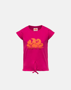 CROPPED SLEEVELESS COTTON JERSEY T-SHIRT