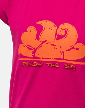 CROPPED SLEEVELESS COTTON JERSEY T-SHIRT