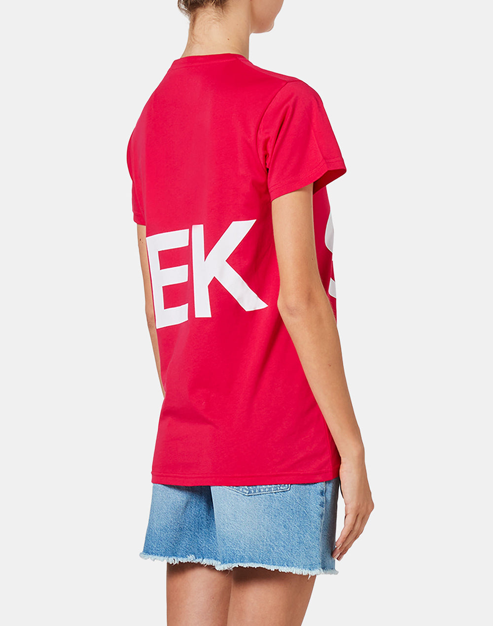 OVERSIZED ORGANIC COTTON T-SHIRT WITH PRINTED LOGO 